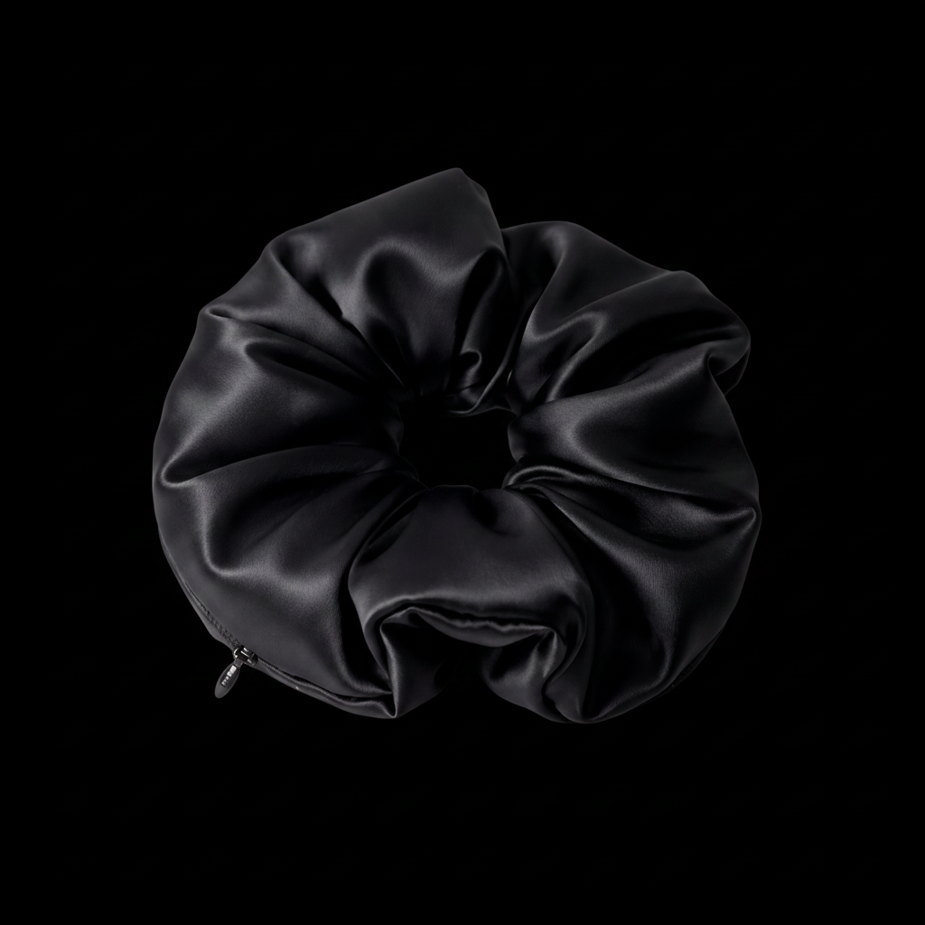 Silk Scrunchie with Pocket